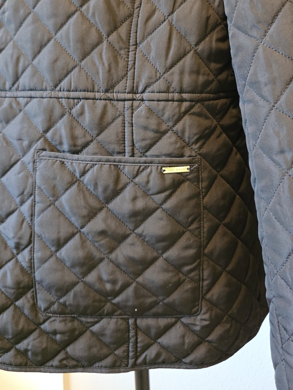 Anne Klein Black Quilted Jacket – Size L - Picture 4 of 9